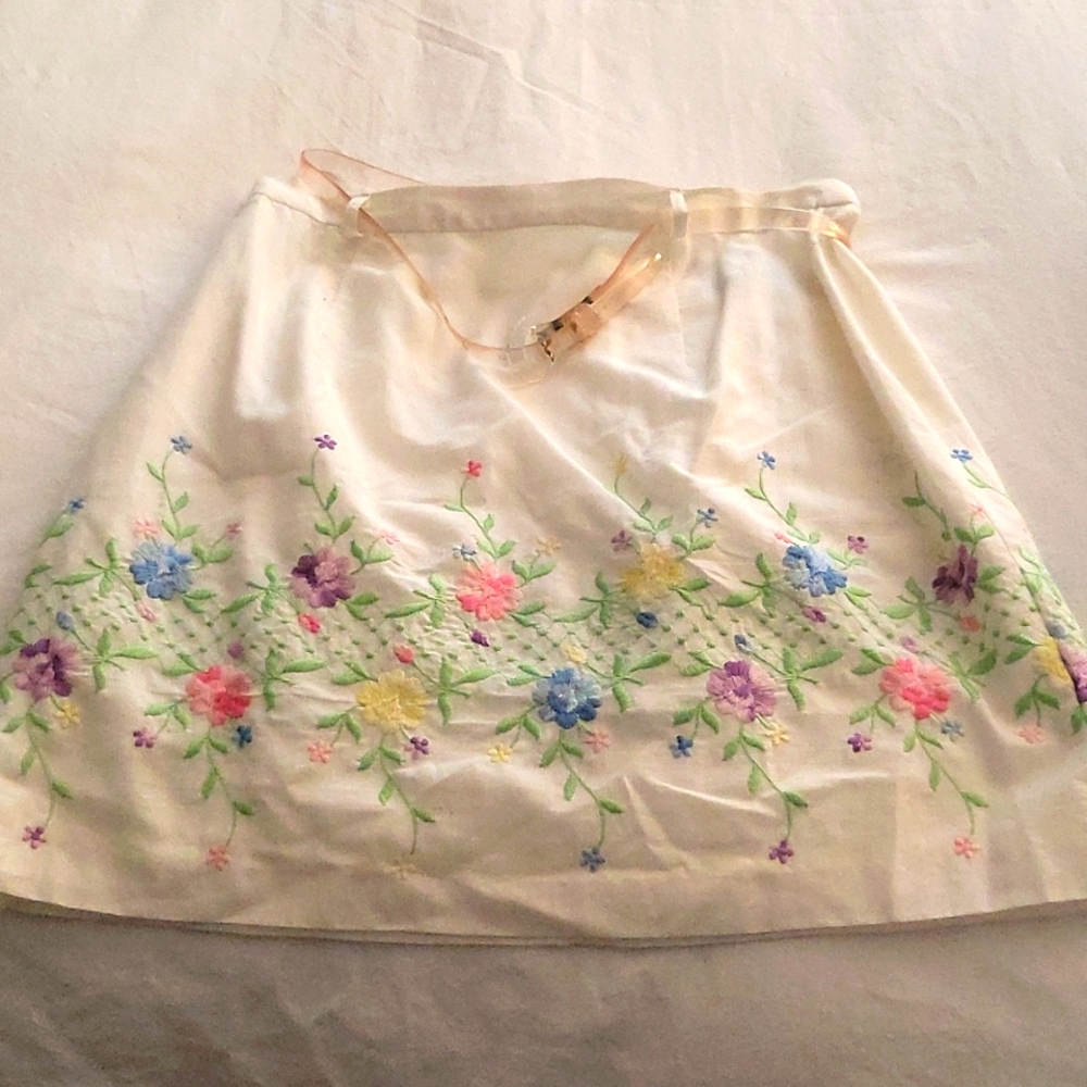 Designer vintage summer skirt